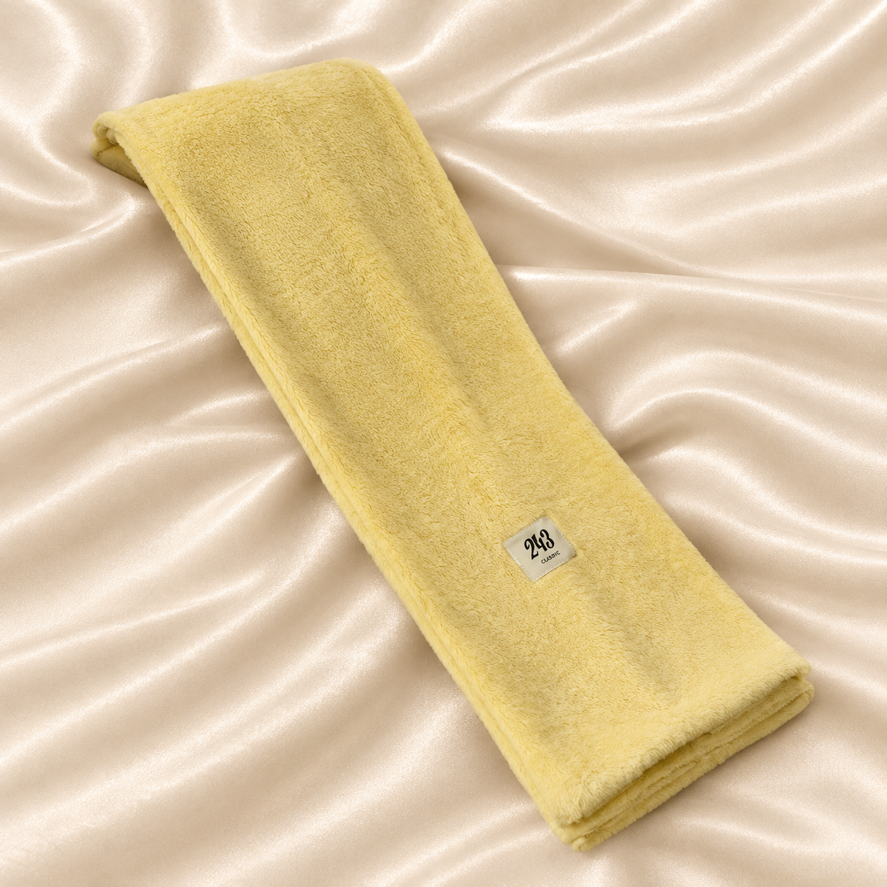 چانکی اسکارف خز لیمویی lemon کد BZ1125